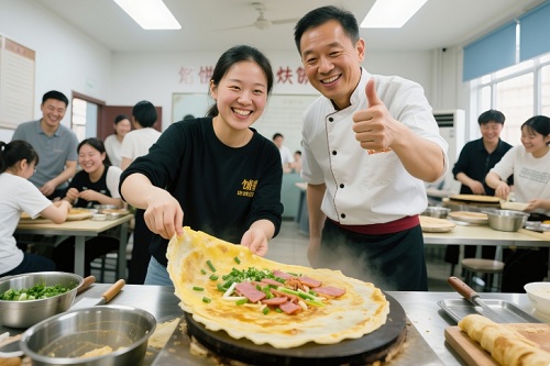煌旗学员做的煎饼果子半成品