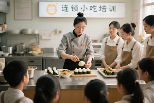 连锁品牌台湾饭团培训场景