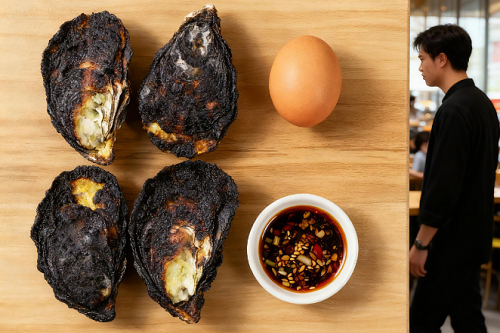 学习之前做的蚝蛋烧