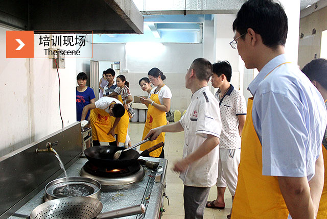 深圳公明煌旗小吃培训机构教学现场